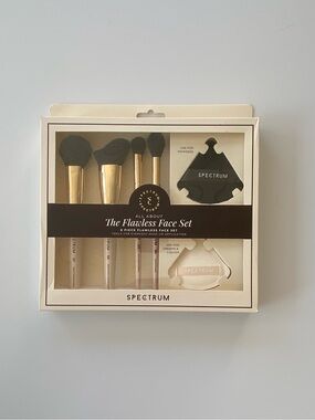 Spectrum The Flawless Face 6 Piece Set, 6 Piece Makeup Brush Set,